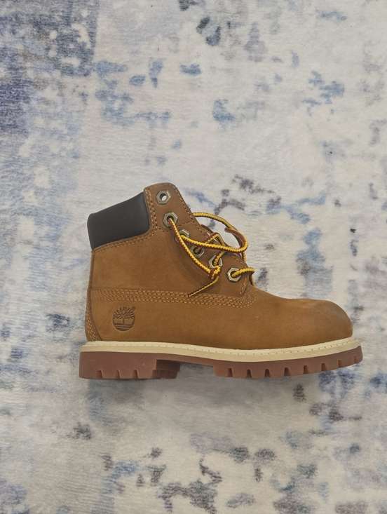 Timberland Other - Timberland Kids Tan Wheat Lace-Up Boot with Yellow Accents